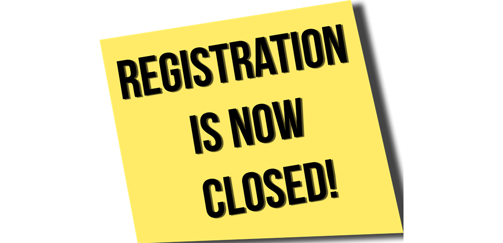 Registration is Closed
