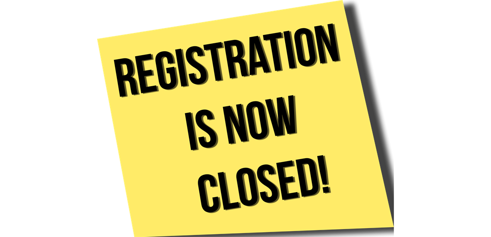 Registration Is Closed