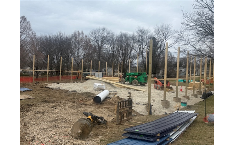 Batting Structure Construction Underway 